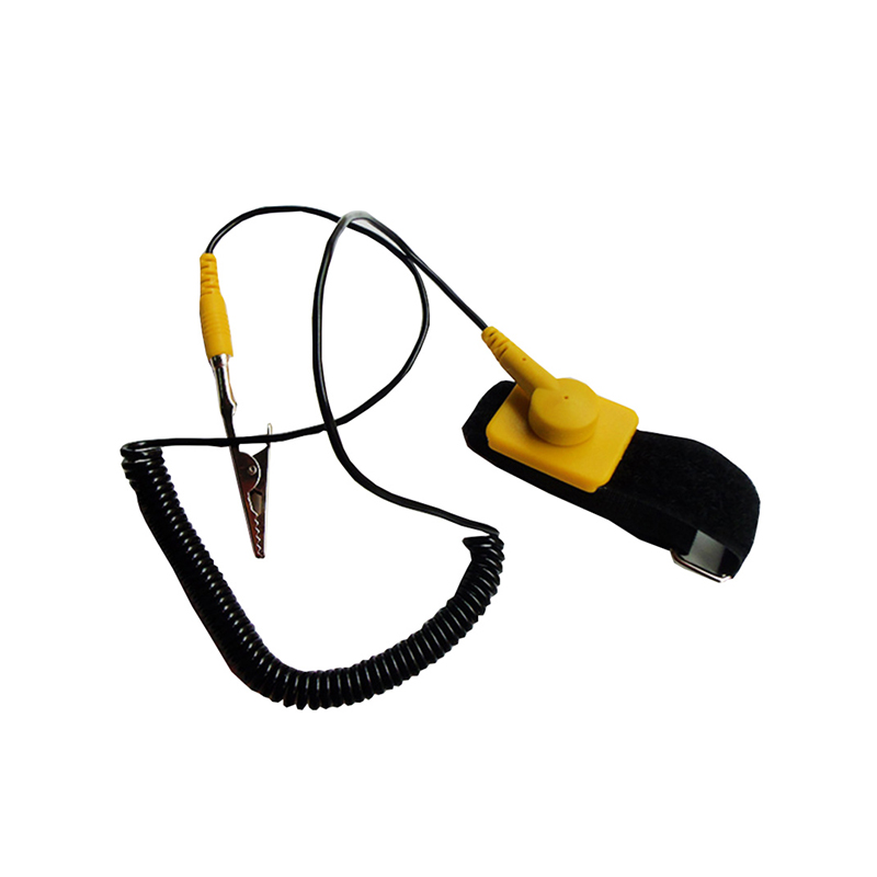 유선이있는 안티 스틱 손목 스트랩