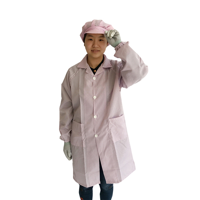 ESD 가운 턴 다운 칼라