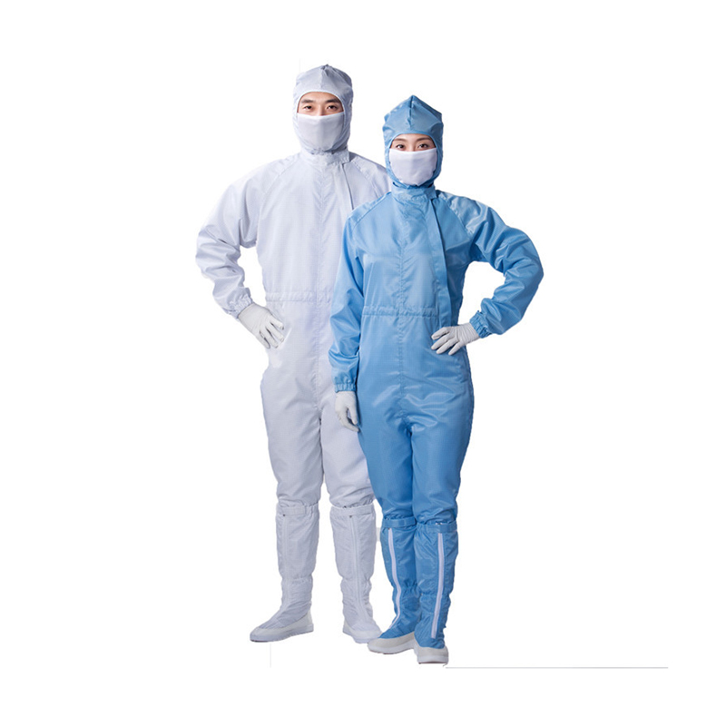 안티 정적 경사 열린 전면 후드 jumpsuit