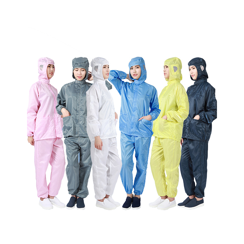 ESD 캡 및 바지가있는 ESD 재킷